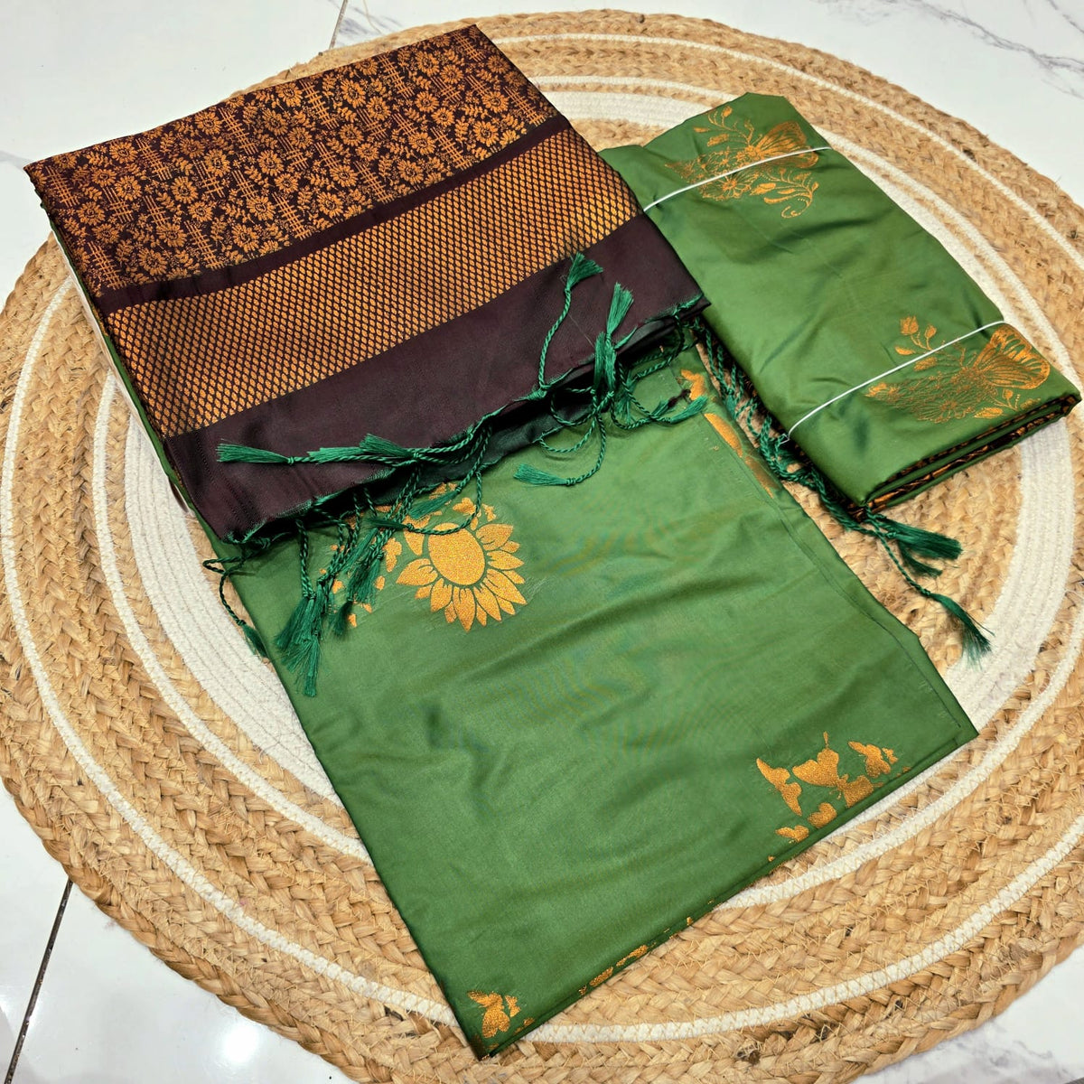 Luxury Soft Silk Saree ( Same Colour Only Dispatch )
