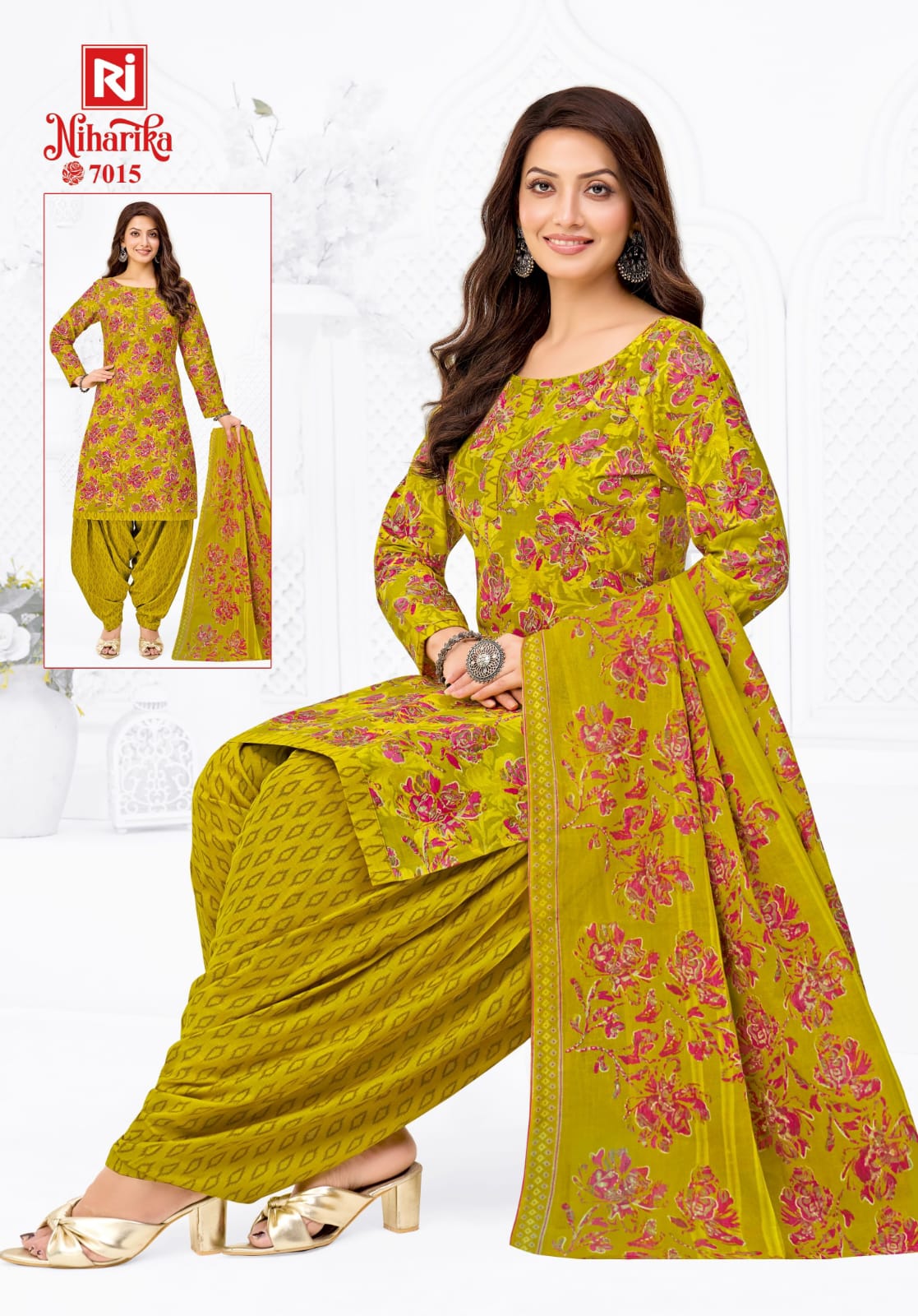 Printed Patiyala Kurti Set