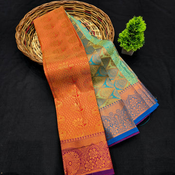 All Self Bridal Saree ( Without Stone )