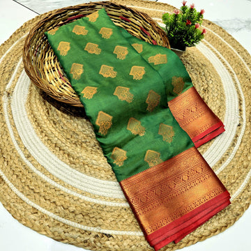 Green Soft Silk Saree
