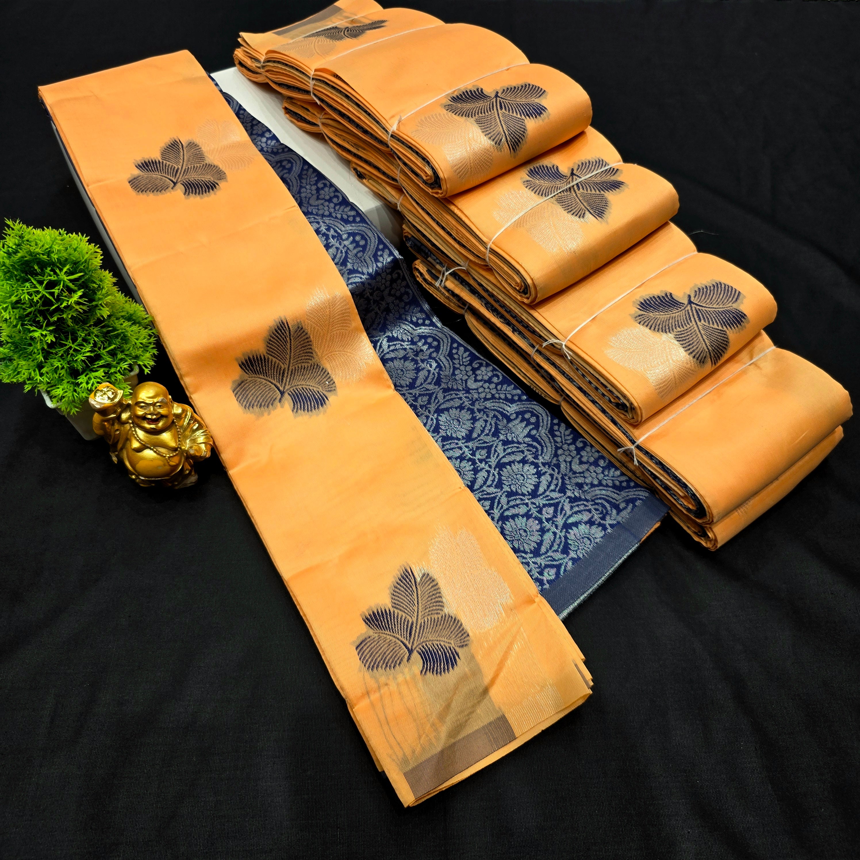 Borderless kubera Silk Saree