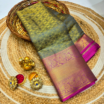 Tissue Bridal Saree