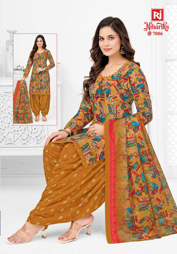 Printed Patiyala Kurti Set