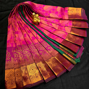 All Self Bridal Saree