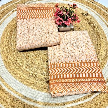Premium Handloom Printed Cotton Saree
