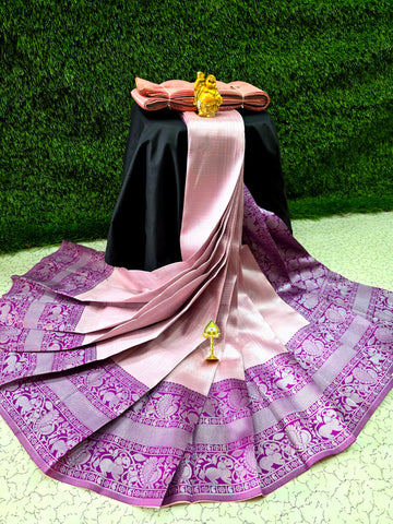 Laxmi Kubera Semi Silk Saree