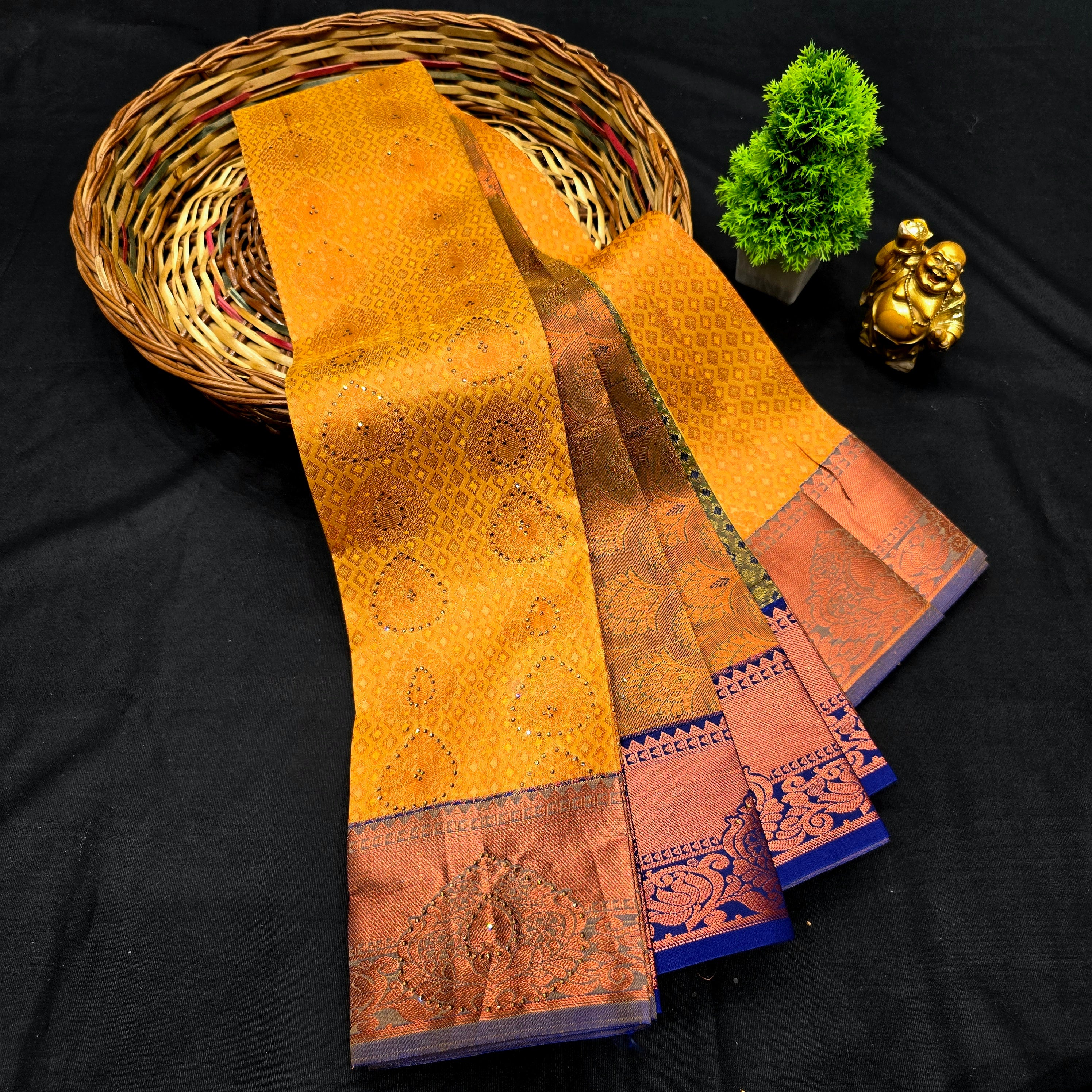 All Self Bridal Saree