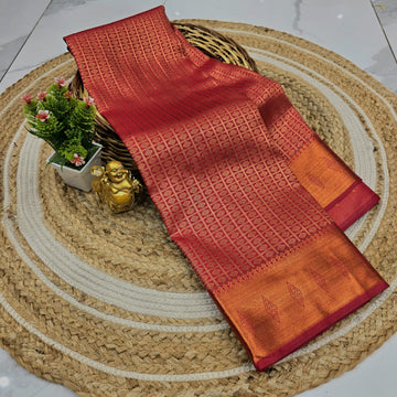 Premium Floral Bridal Silk Saree