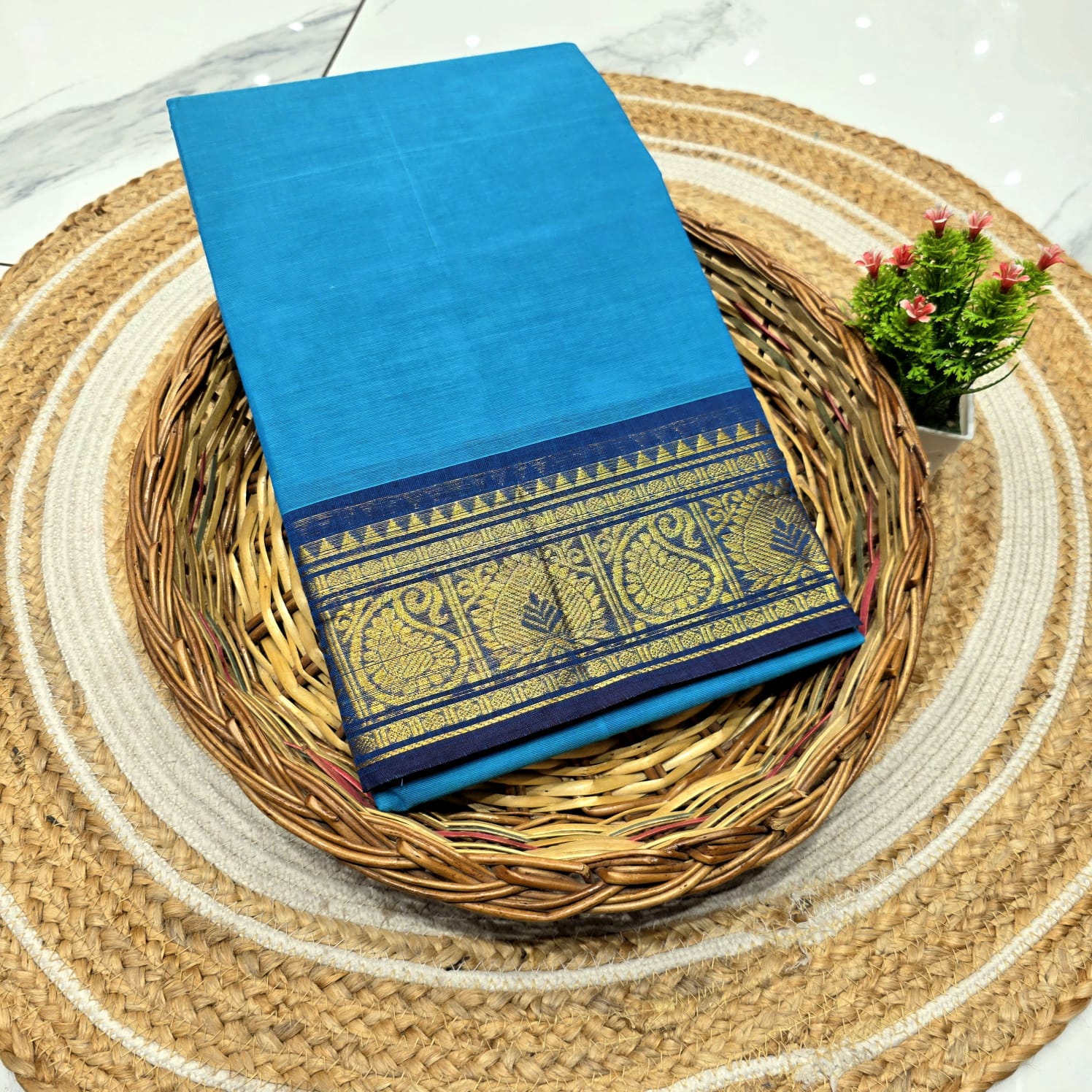 Traditional Chettinad cotton ( without blouse )