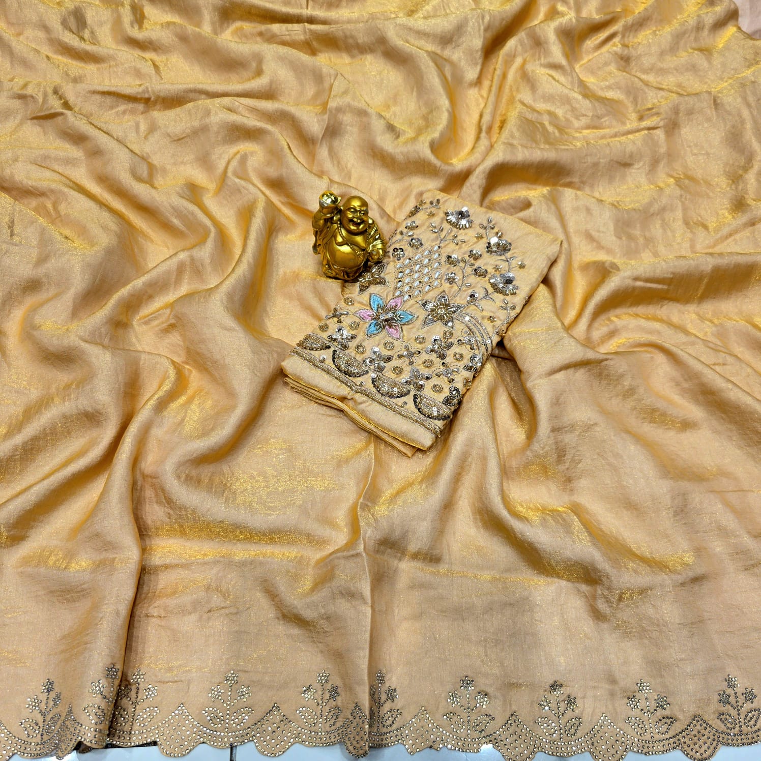 Space Silk Party Wear Saree