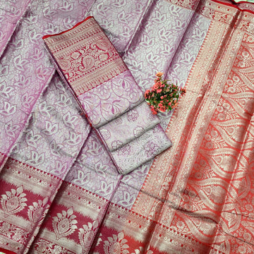 One Gram Silver Saree ( same colour only dispatch )