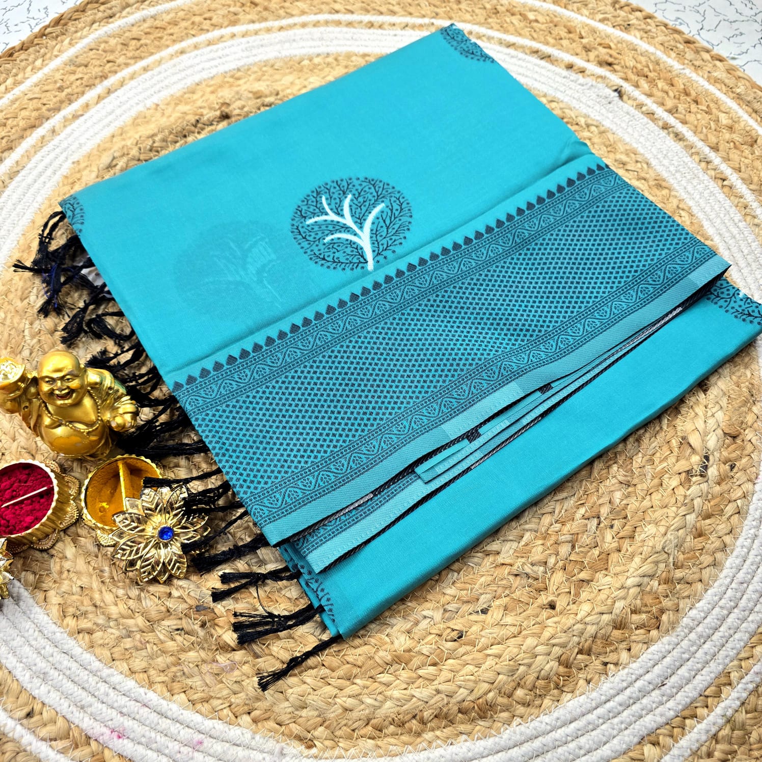 Preimium soft cotton printed saree