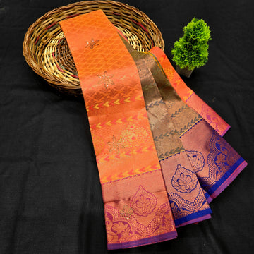 All Self Bridal Saree