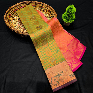 All Self Bridal Saree