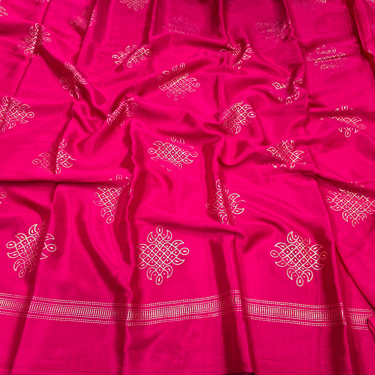 Diwali Collections Kolam Silk Saree