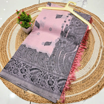 Weaving Cotton Saree