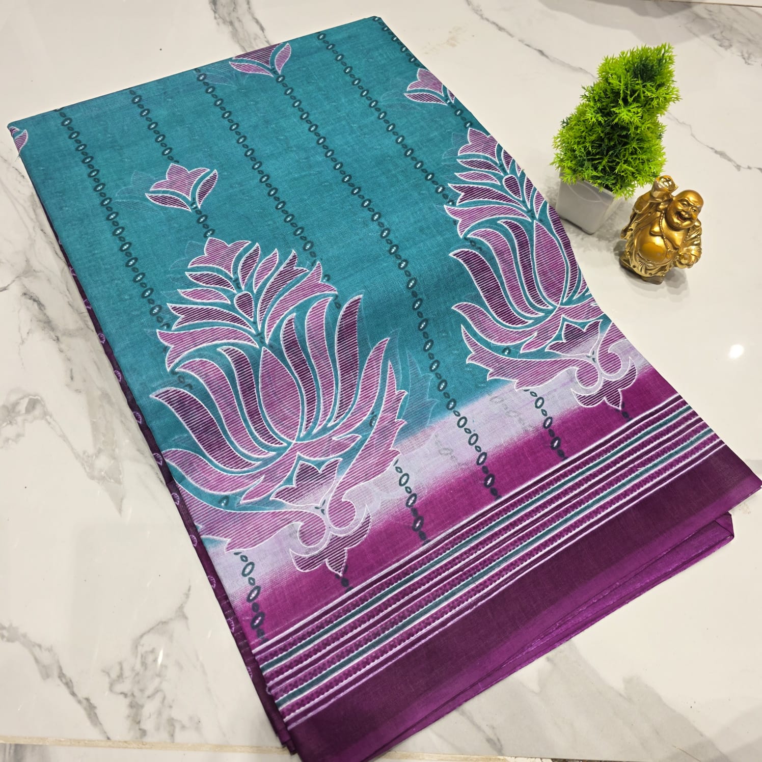 Voile Cotton Saree