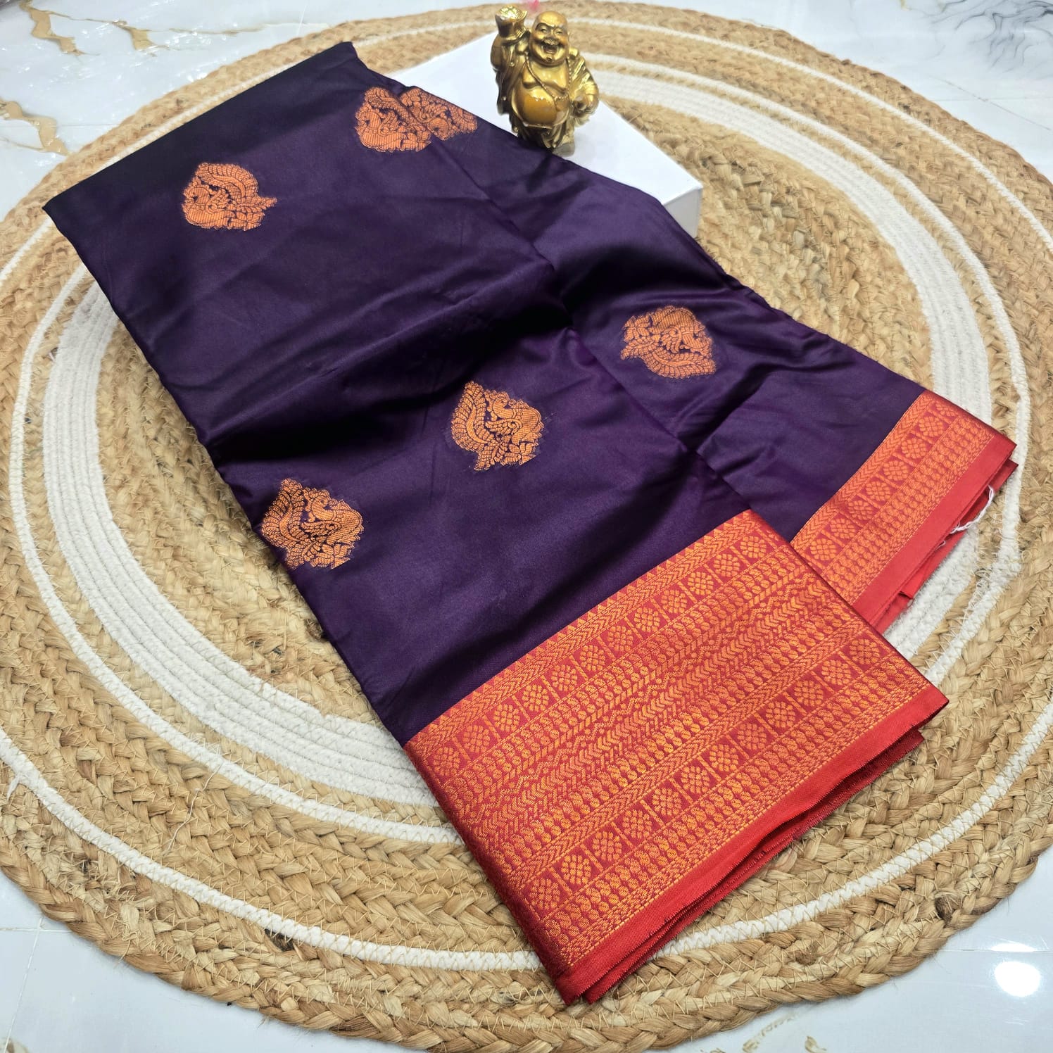Traditional Soft Silk Zari Border Saree