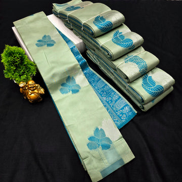 Borderless kubera Silk Saree