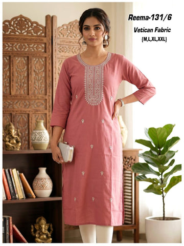 Premium Vetican Fabric Kurti