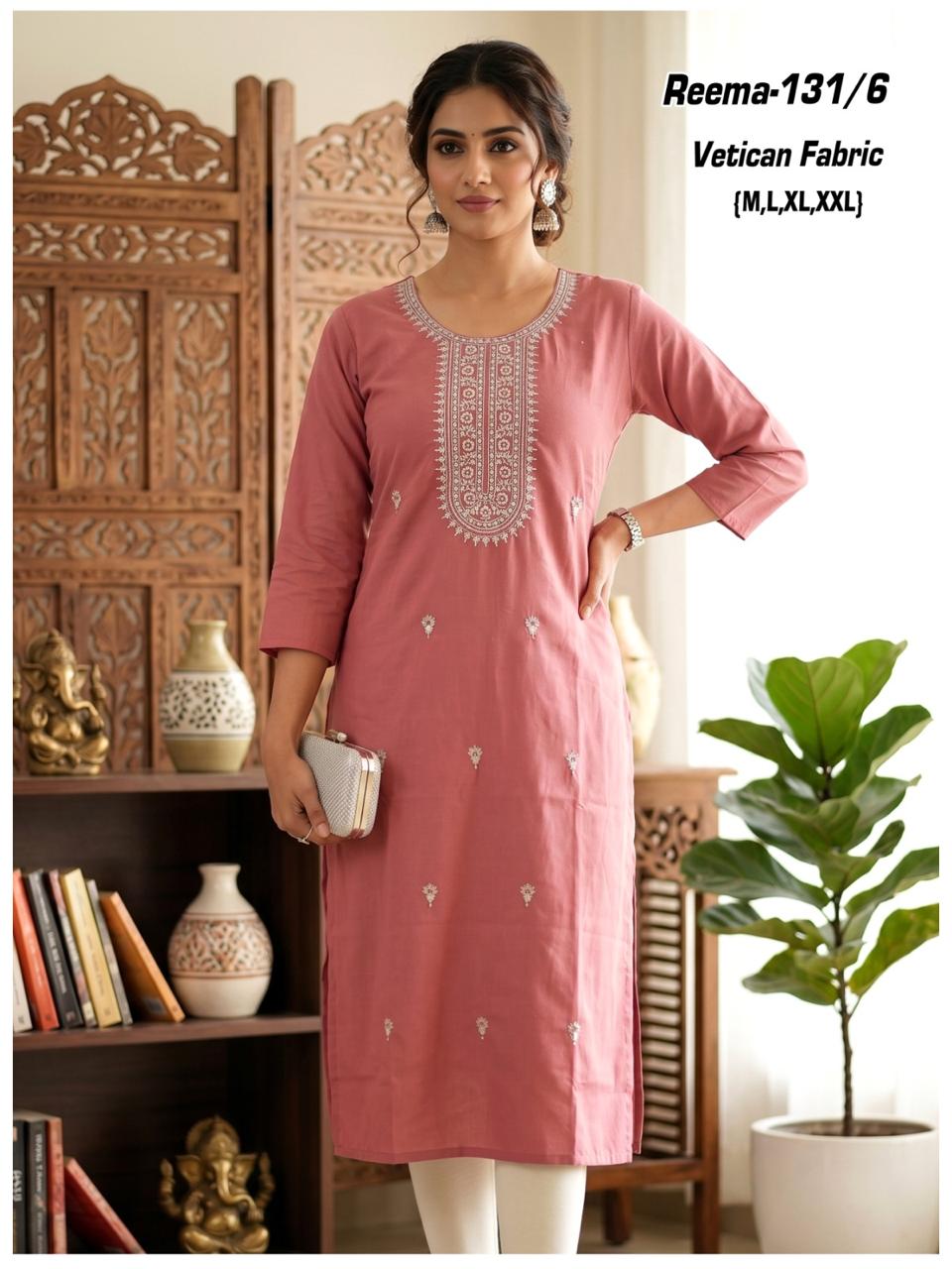 Premium Vetican Fabric Kurti