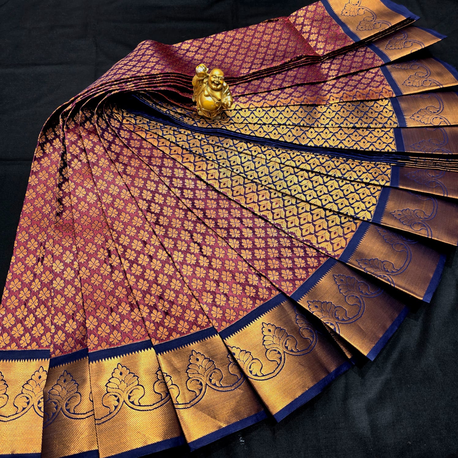 All Self Bridal Saree