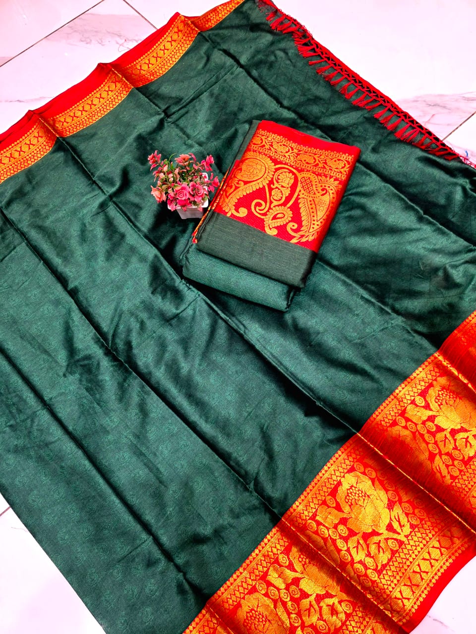 Aura Silk Saree ( Same Colour only dispatch )