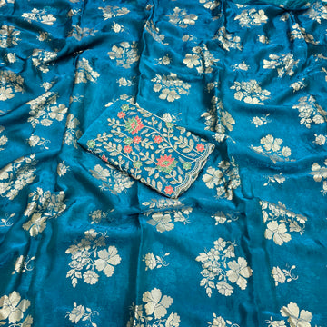 Majestic Fancy Zari Silk Saree ( Same Colour only dispatch )