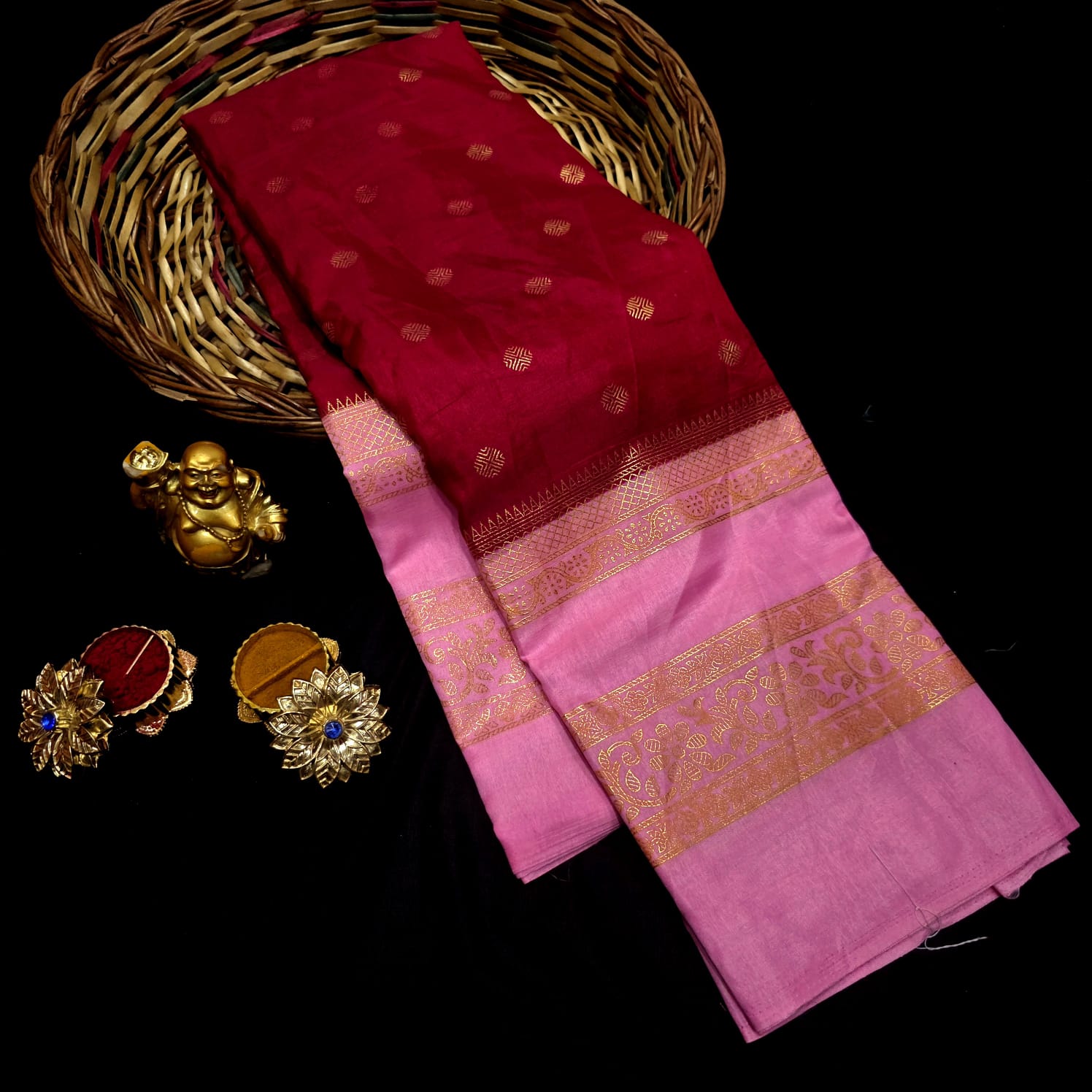 Digital Print work Saree