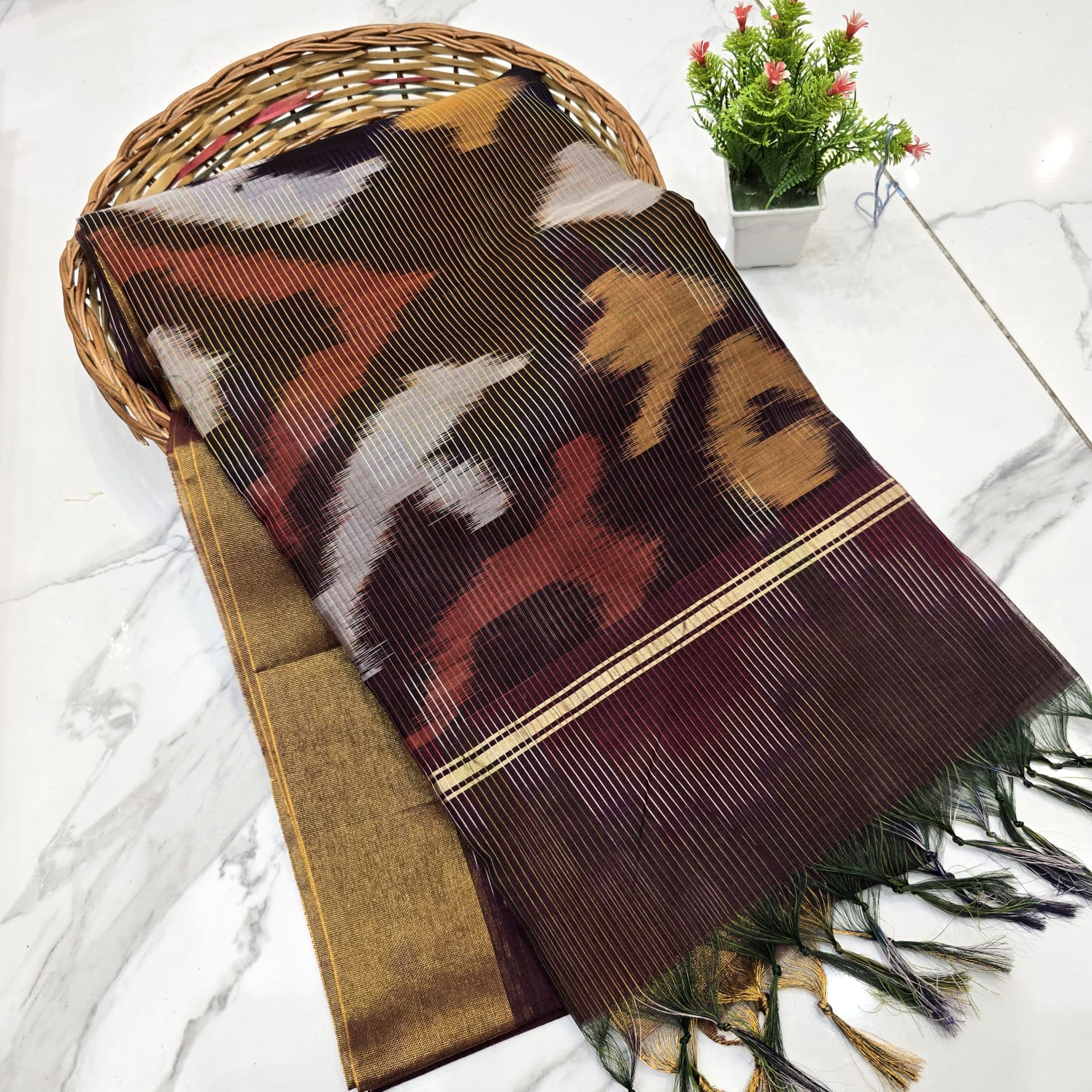 Pochampally Cotton Saree