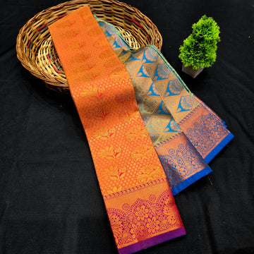 All Self Bridal Saree ( Without Stone )