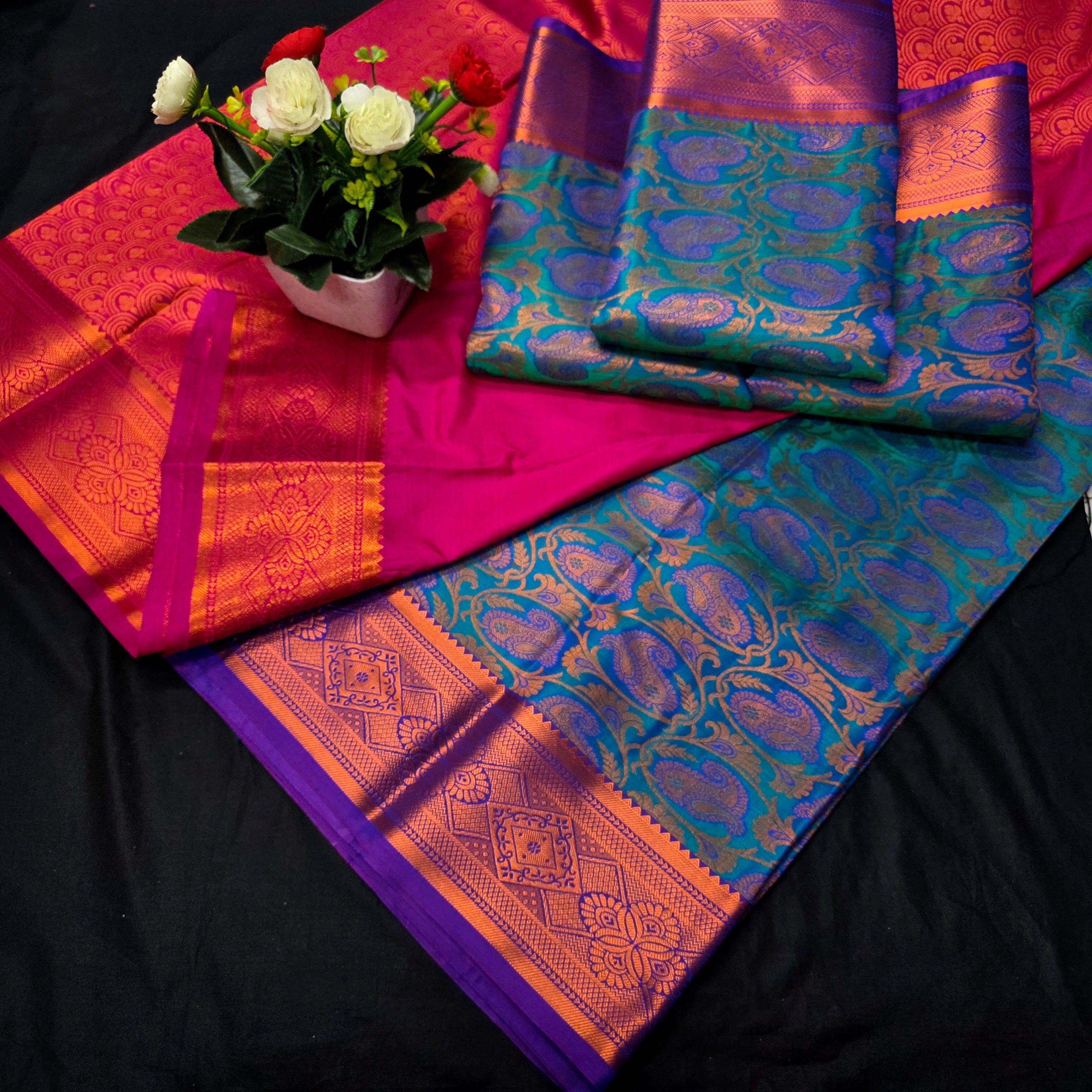 Mayil Pattu sarees ( Pre Booking Saree 8 to 10 Working Days )