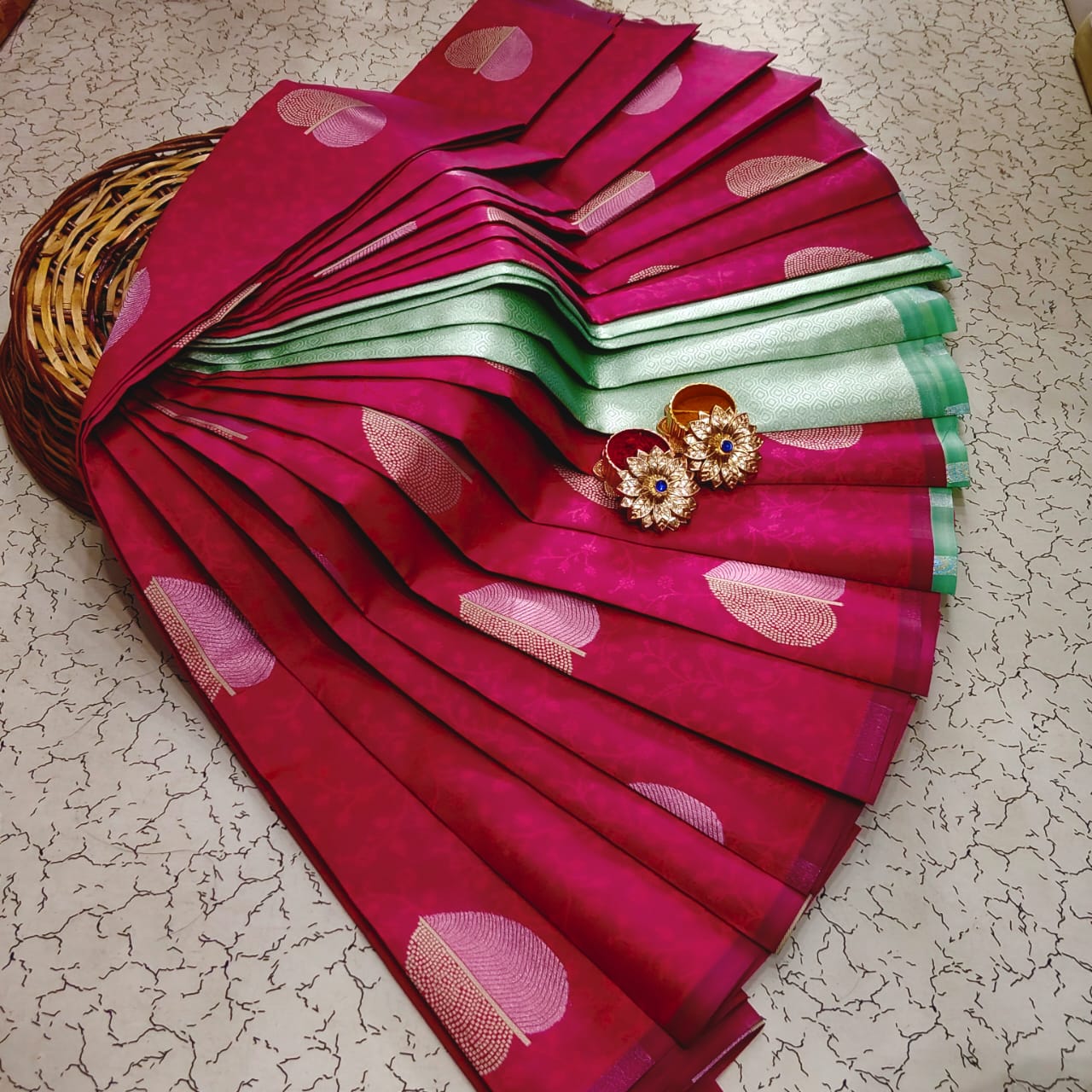 MuthuNila Soft Silk Saree