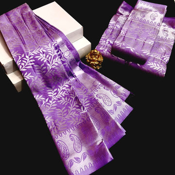 Silver All Self Sarees