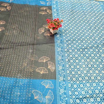 Printed Synthetic Cotton Saree