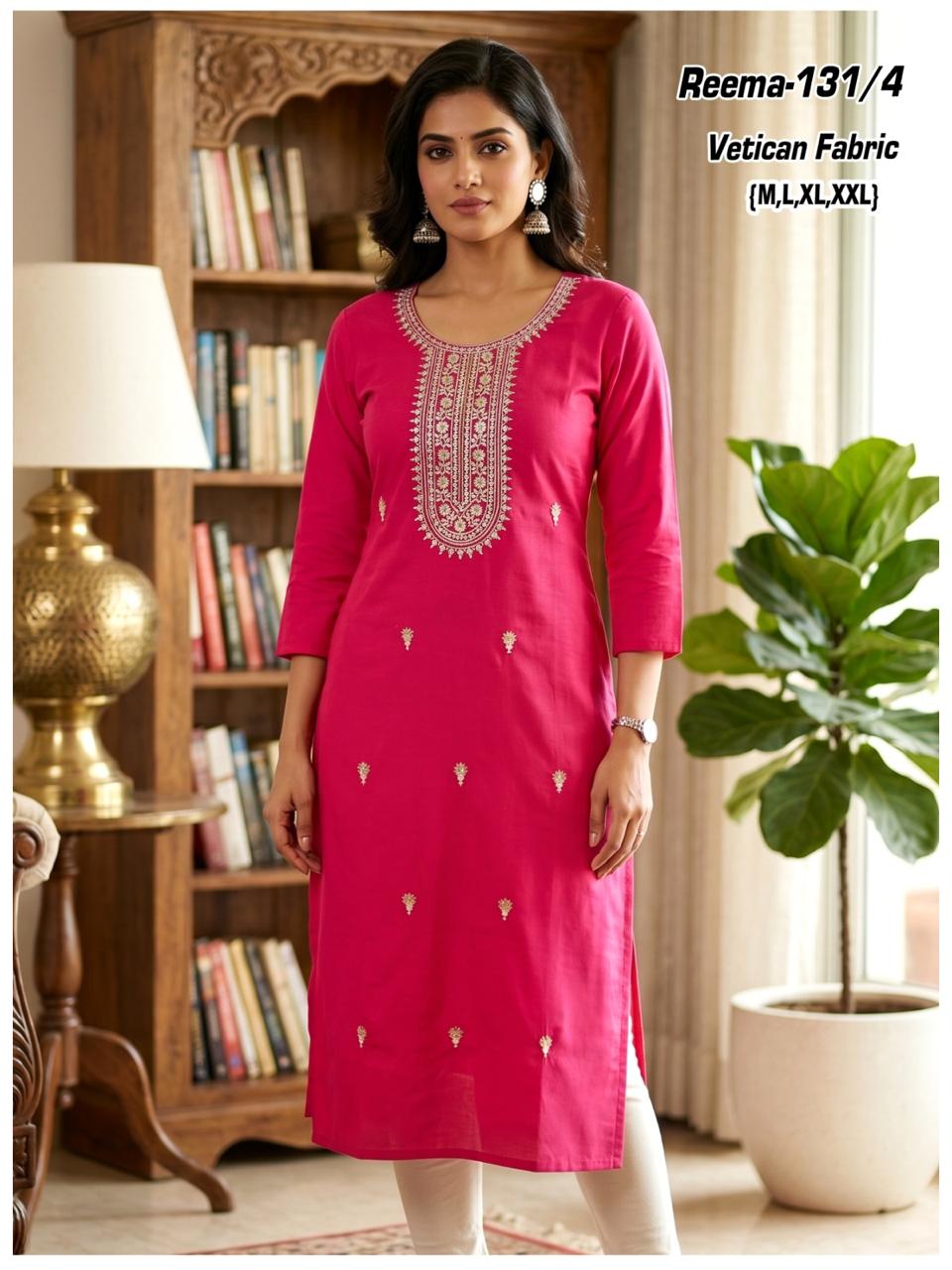 Premium Vetican Fabric Kurti