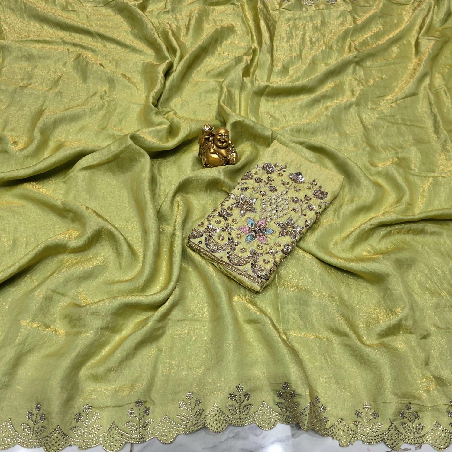 Space Silk Party Wear Saree