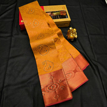 All Self Bridal Saree