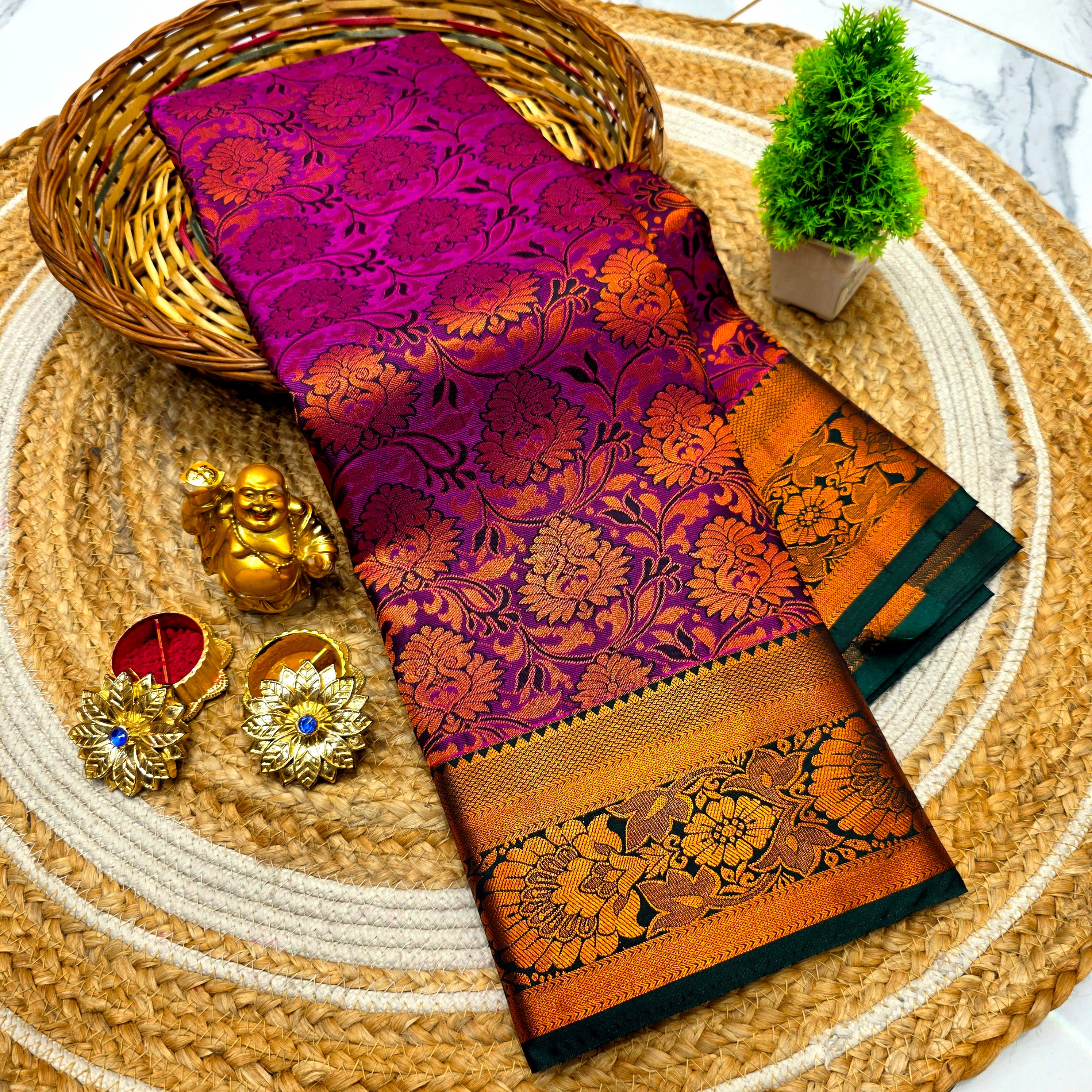 Bridal All Self Saree