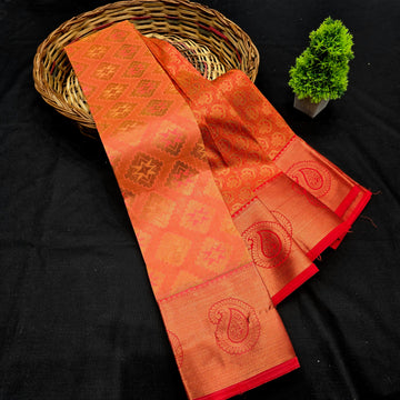 All Self Bridal Saree ( without Stone )