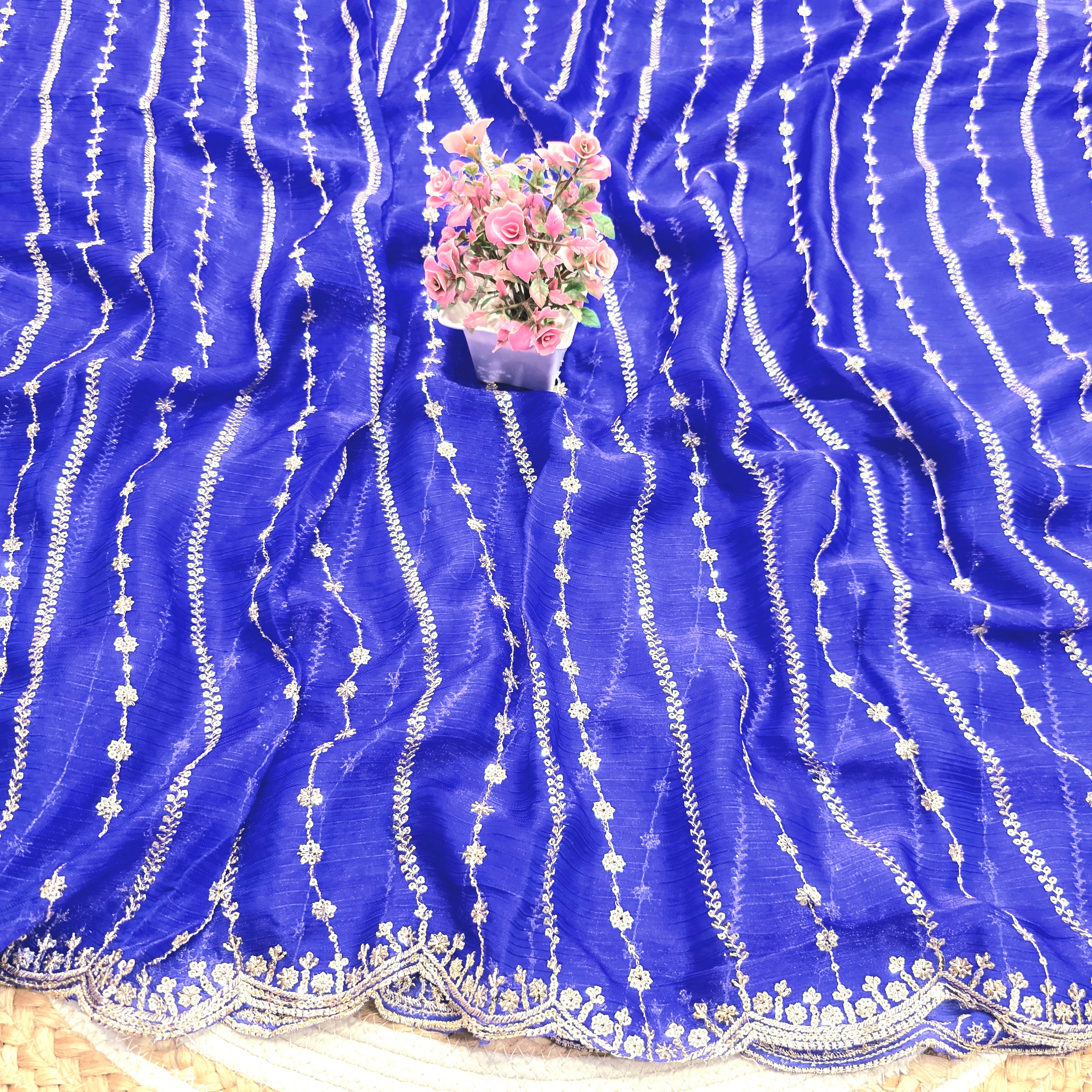 Space Silk Replica Saree