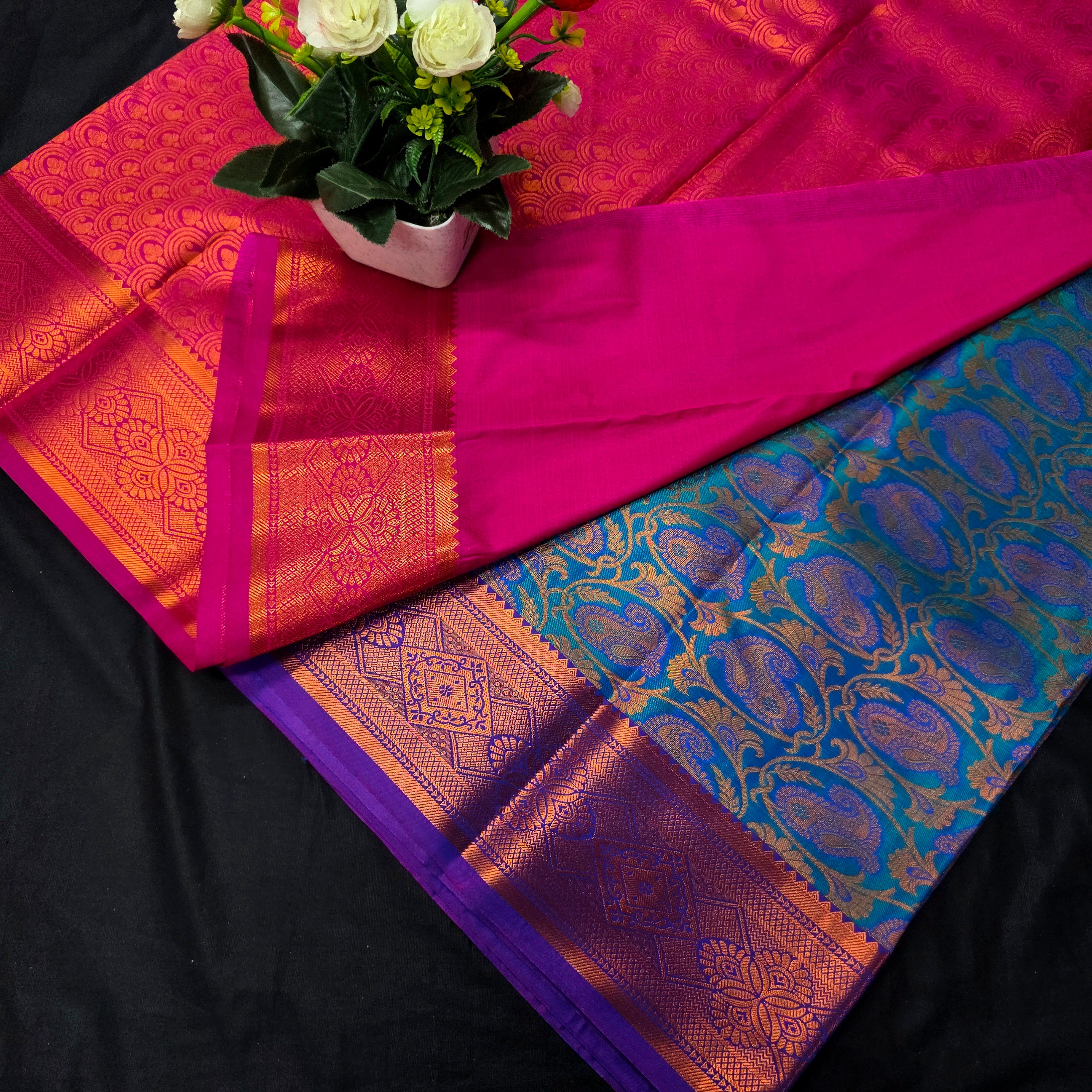 Mayil Pattu sarees ( Pre Booking Saree 8 to 10 Working Days )