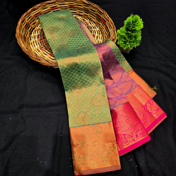 All Self Bridal Saree