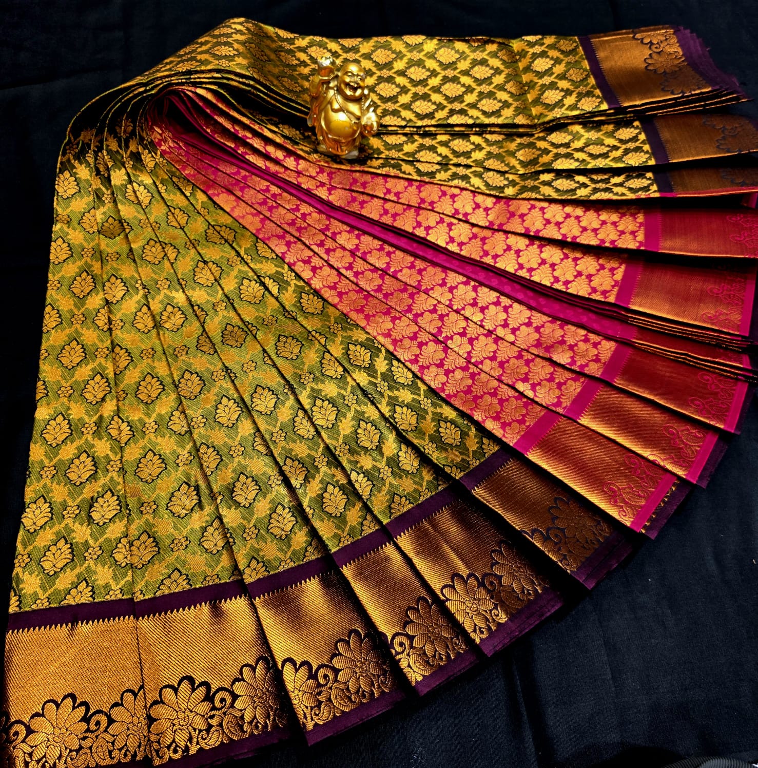 All Self Bridal Saree