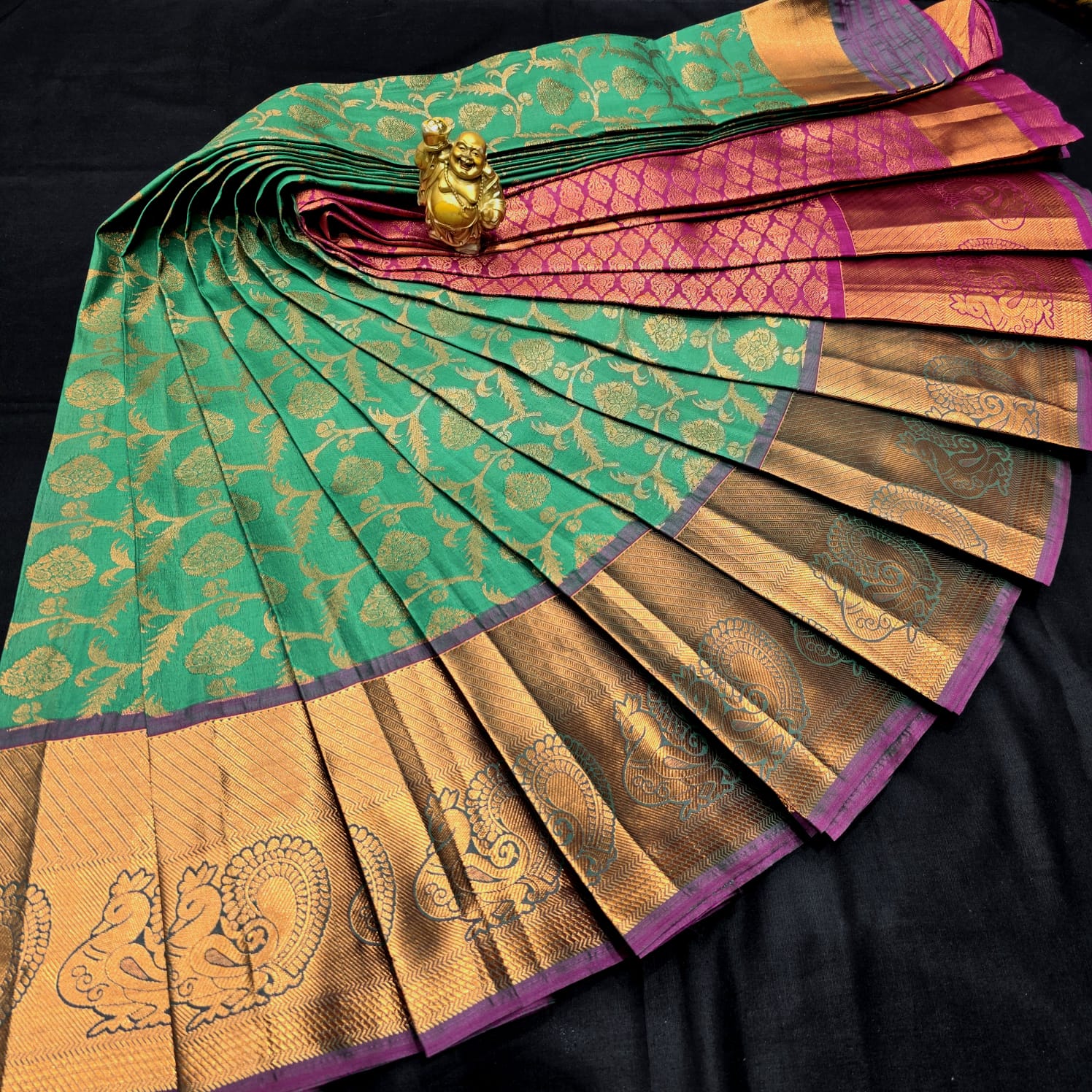 All Self Bridal Saree