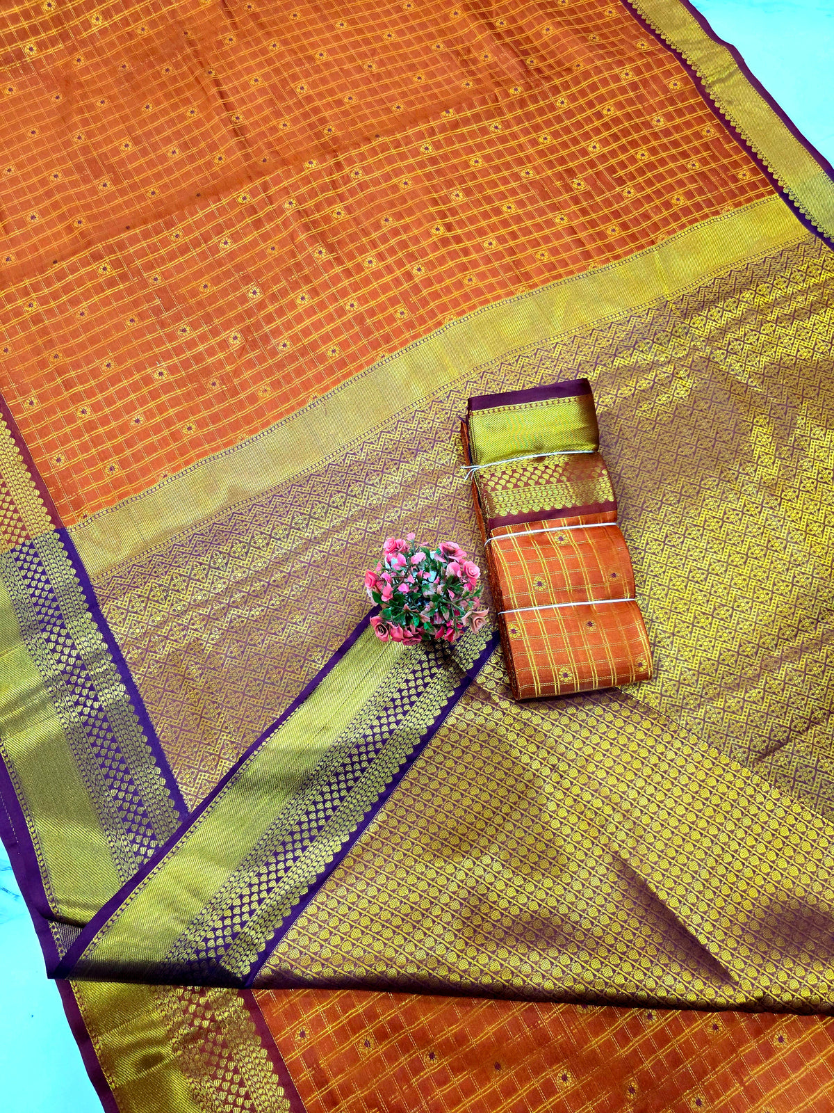 Traditional Checkered Zari