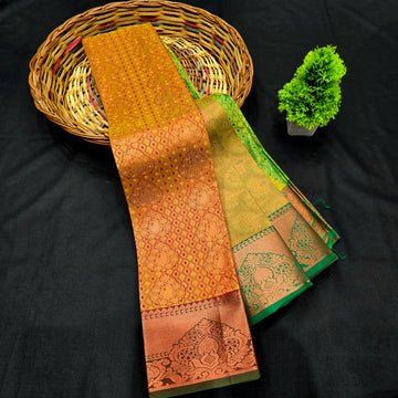 All Self Bridal Saree without Stone