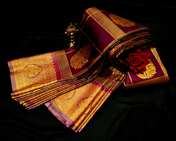 Own Production Premium Kanchi Checked Semi Silk