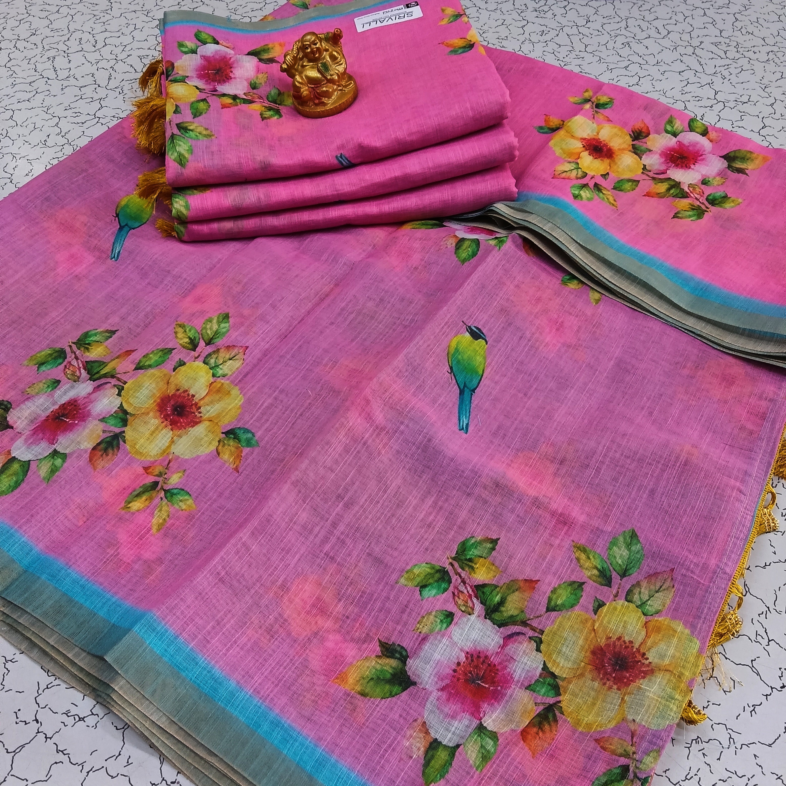 Trending Linen Offer Sarees
