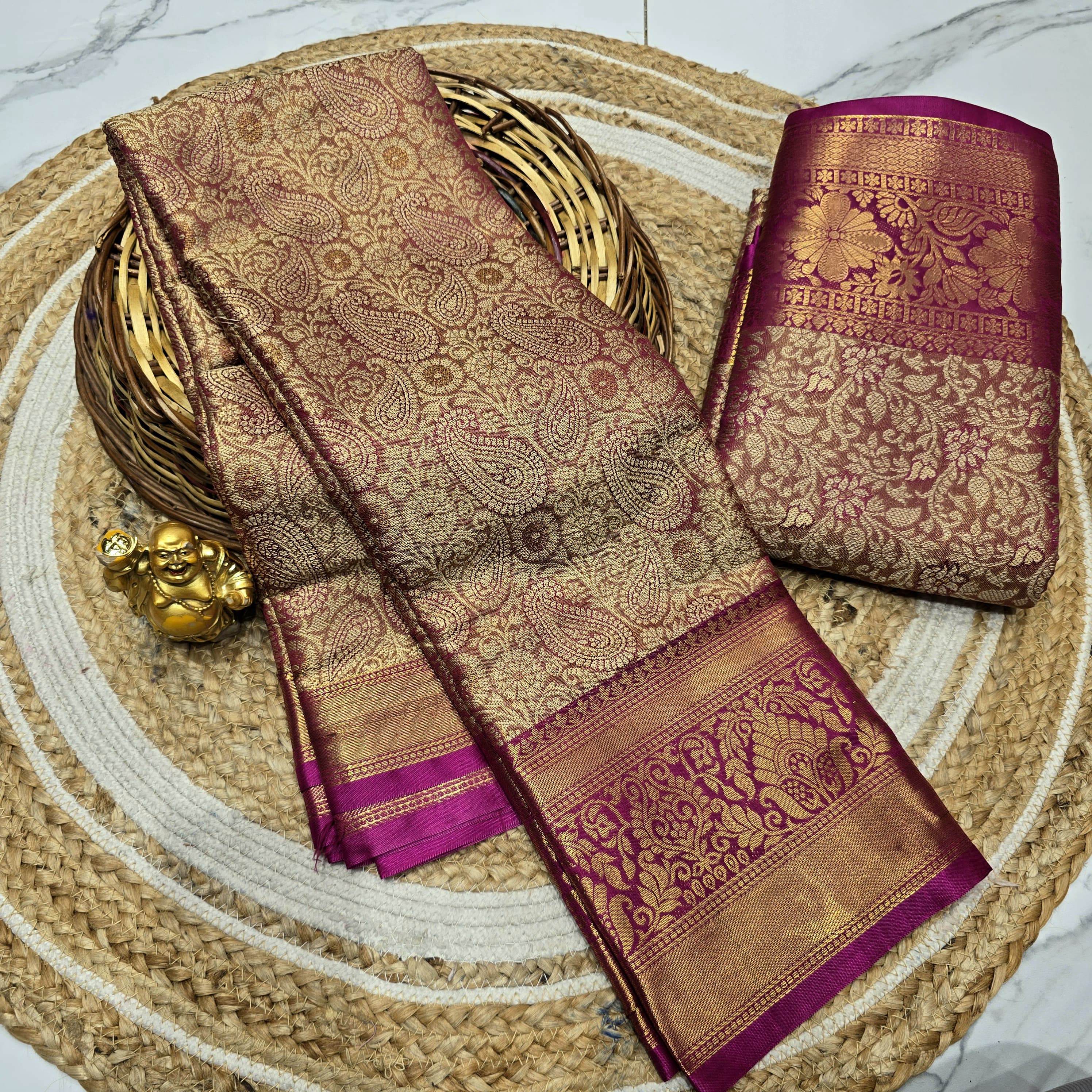 One gram gold Saree